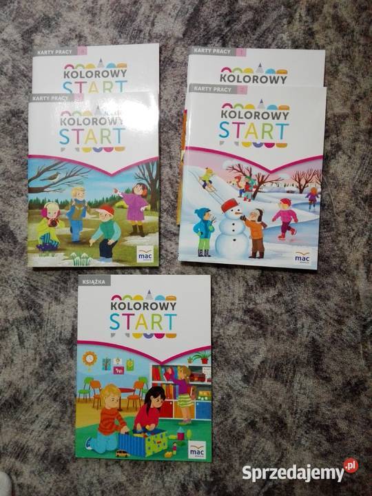 Kolorowy start karty pracy cz14 i książka Wyd Artykuły szkolne Górowo Iławeckie sprzedam