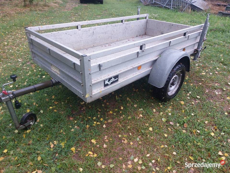 Przyczepka Koch 750 Aluminiowa burtowe Iwanowice