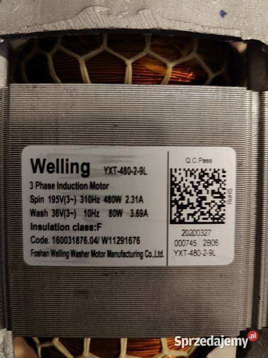 Silnik pralkosuszarki Hot point Ariston podkarpackie Cieszanów