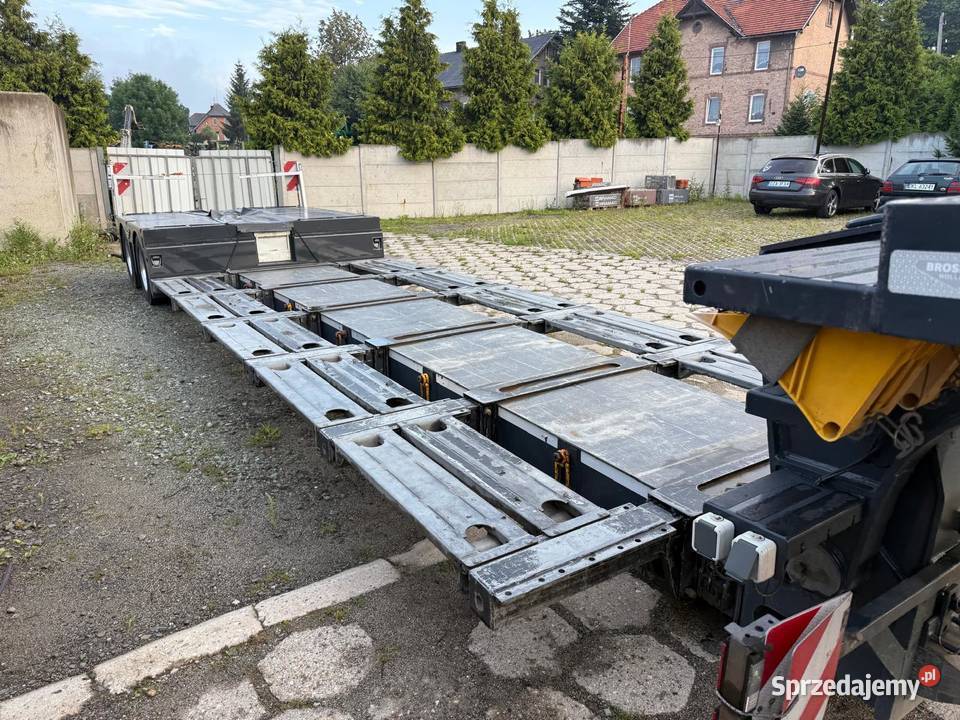 Naczepa niskopodwoziowa kombajnówka BROSHUIS Broshuis dolnośląskie Nowa Ruda