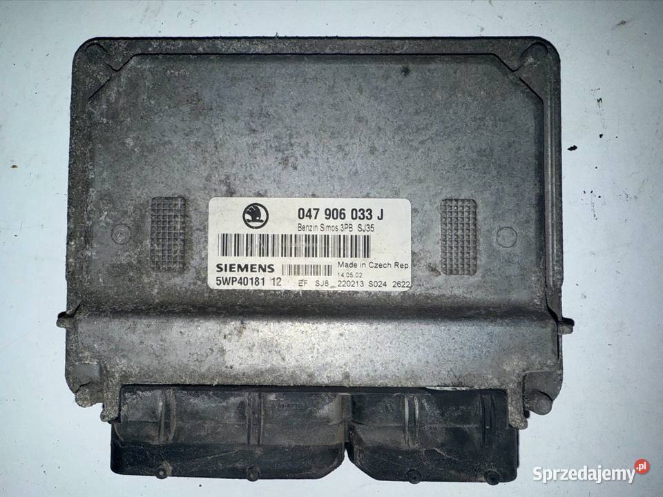Sterownik 047906033J 5WP40181 12 Skoda Siemens osobowe Ostrów Wielkopolski