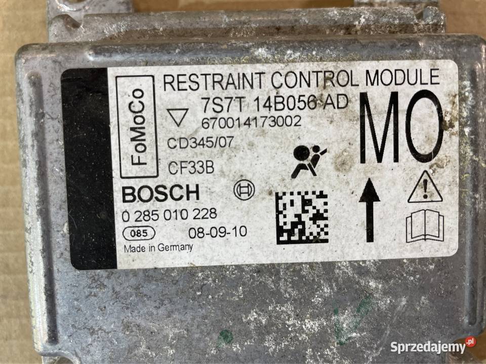 7S7T14B056 moduł sterownik airbag Ford Mondeo Szczecin