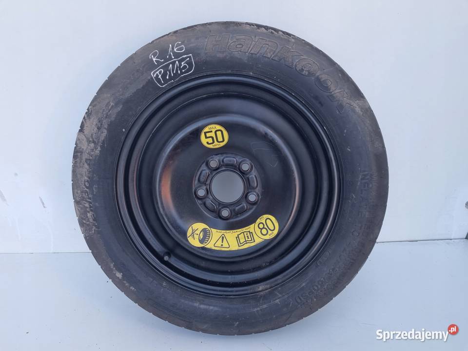 KOŁO ZAPASOWE DOJAZDOWE 12590 R16 Ford C Focus Rudka