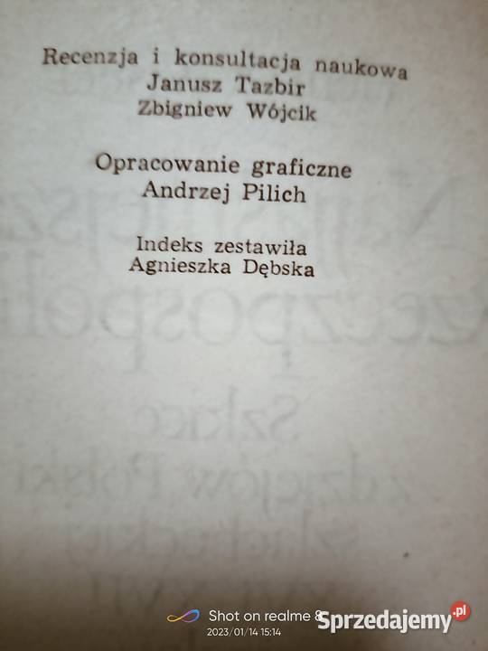 Najjaśniejsza Rzeczpospolita szkice z Polski historia, archeologia Książki naukowe i popularnonaukowe Książki naukowe i popularnonaukowe sprzedam