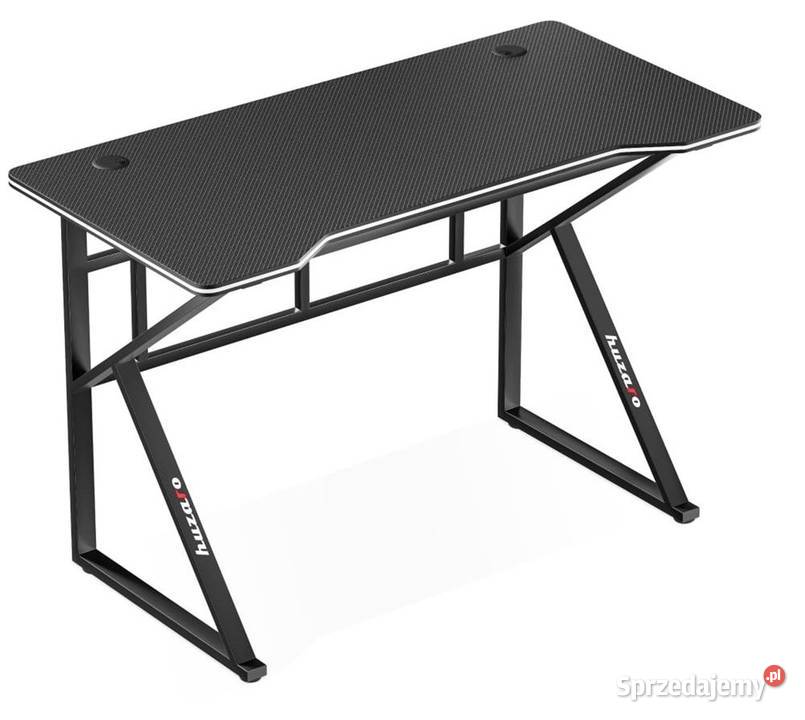 Biurko gamingowe Huzaro HERO 16 czarne120x60 120cm