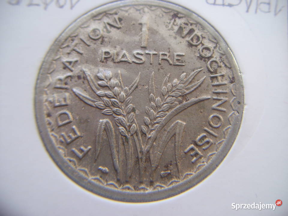 Stare monety 1 piastr 1947 Indie Francuskie podkarpackie sprzedam