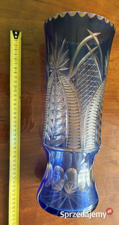 Wazon kryształowy z 20 wieku Proszowice