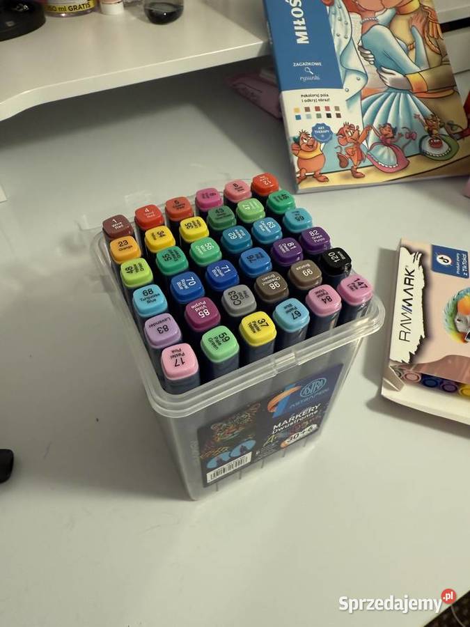Zestaw akrylowych flamastrów kolorowanka prawie Warszawa