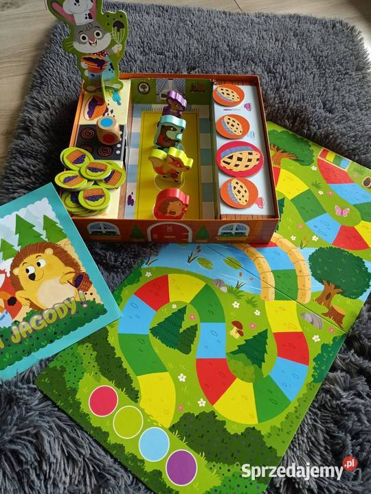 Trefl Na jagody Moja pierwsza gra planszowa Drewno Płock sprzedam
