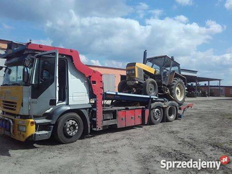 Transport kombajnów maszyn rolniczych traktorów Czersk