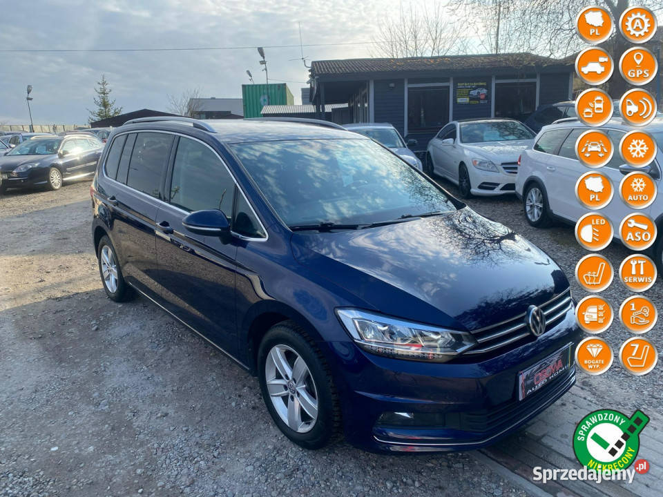 Volkswagen Touran 14tsi pasek nowy polski salon Gdańsk