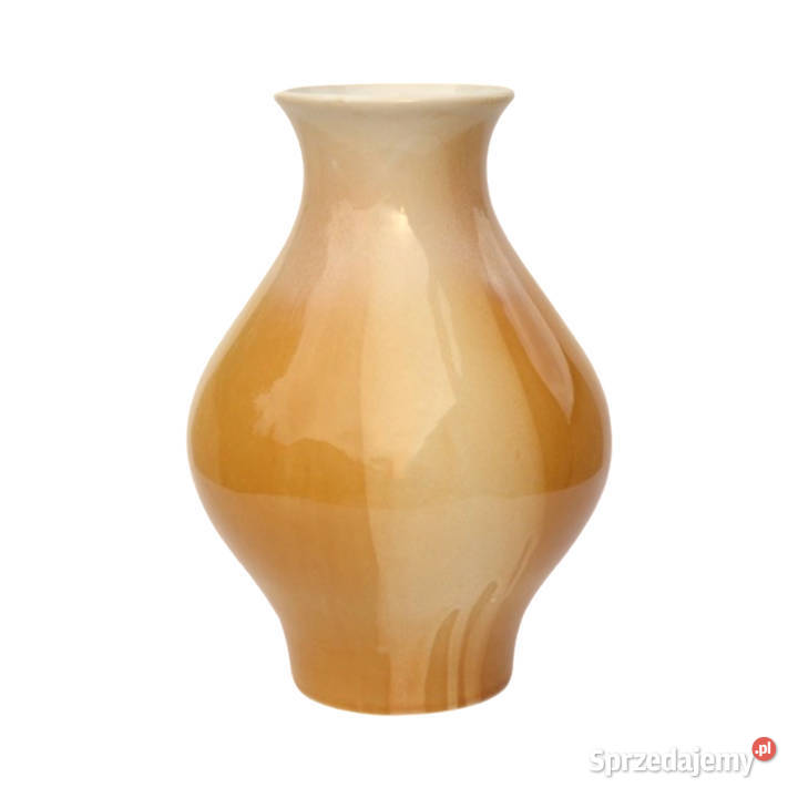 Wazon Ditmar Urbach Julie 1964 Czechosłowacja żółty Warszawa