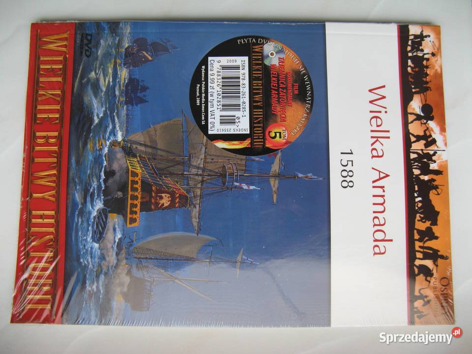 Osprey: Wielka Armada 1588, książka + film DVD, Nowa!