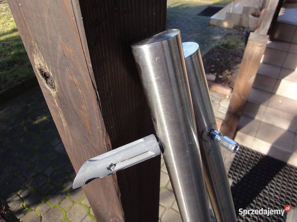 Antaba do drzwi poręcz INOX 150 39mm komplet mazowieckie Warszawa