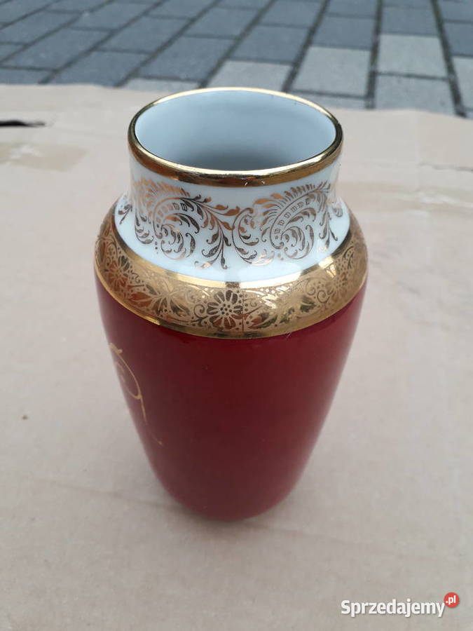 Romantyczny wazon Limoges Porcelana i szkło Warszawa