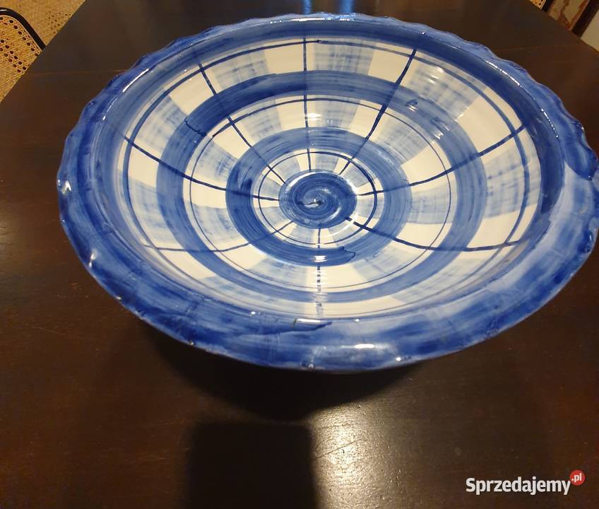 SALATERKA na nóżce waza półmisek ręczna praca lubelskie Lublin sprzedam
