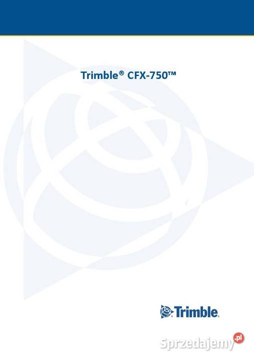 Instrukcja obsługi Trimble EZBoom FM CFX 750 Szamotuły