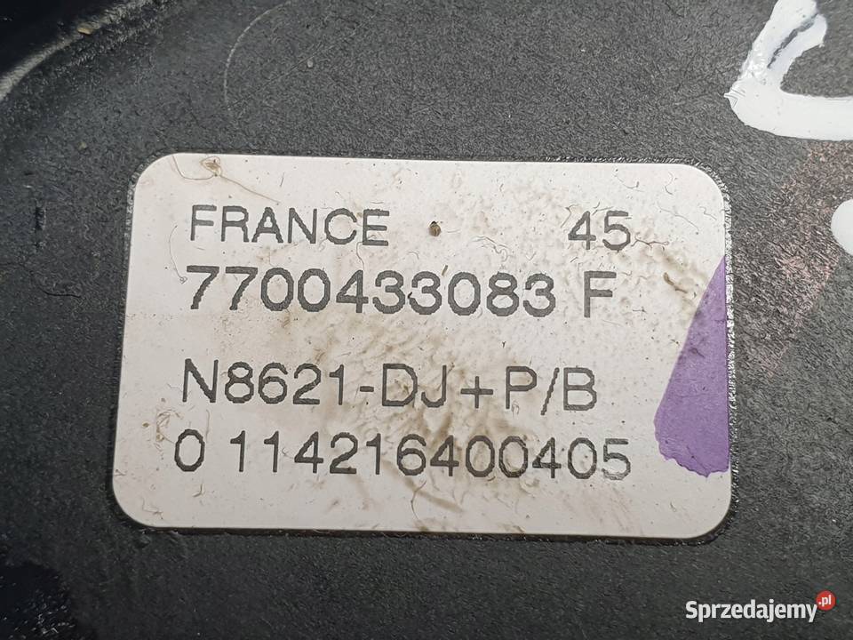 Renault Scenic I lift PODUSZKA POWIETRZNA Rudka