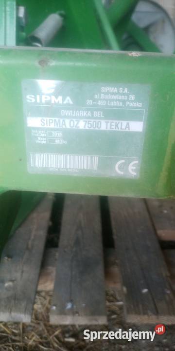 Owijarka Sipma Bele siano kiszonka Ludwinów sprzedam