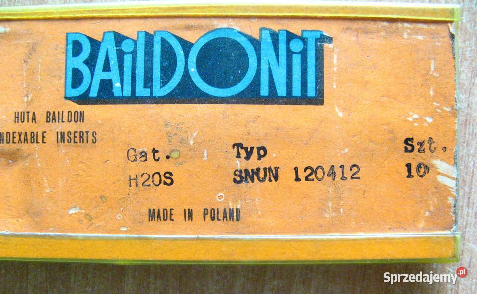 Płytka tokarska SNUN 120412 H20S BAILDONIT Dąbrowa Górnicza