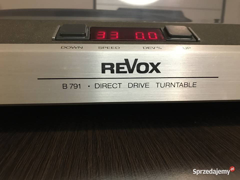 Gramofon Revox odbiór Krakow Kraków