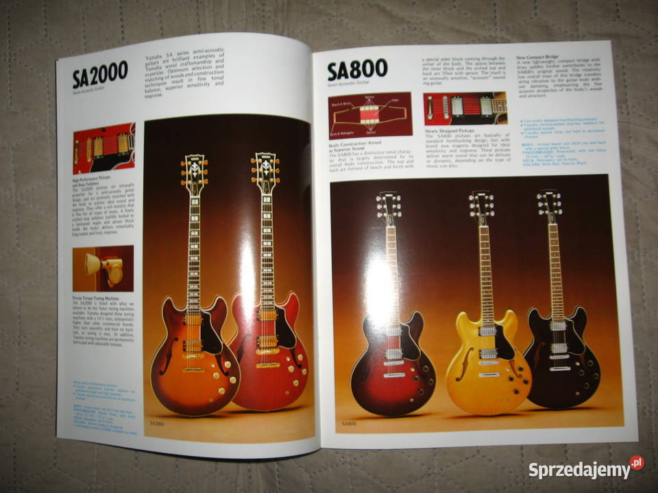 Yamaha Electric Guitars katalog gitar Kępice sprzedam