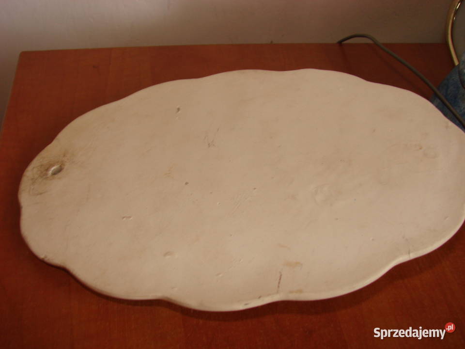 fajansowy świecznik naścienny Pruszcz Gdański