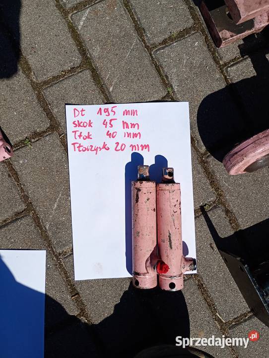 Siłowniki hydrauliczne dwustronnego działania dł Turkowice