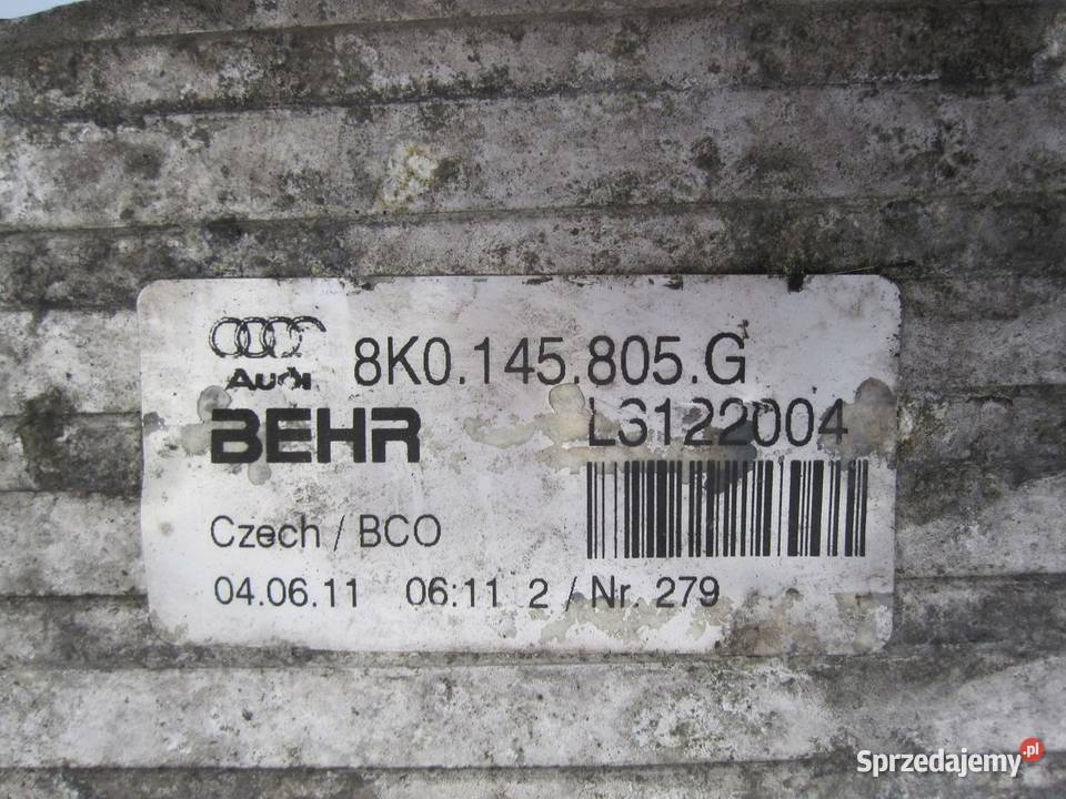 AUDI Q5 8R intercooler 8K0145805G sprzedam