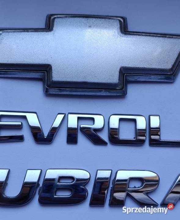 Napis emblemat Chevrolet Nubira 0410r Pozostałe Lipno