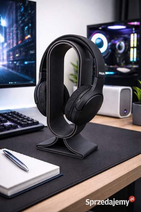 Stojak na słuchawki uniwersalny biały albo szary Kęty