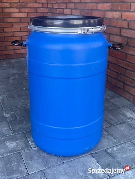 Beczka plastikowa używana 120l łódzkie Walichnowy