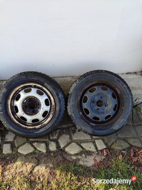 Felgi stalowe z oponami zimowy 13 4x100 Paprotnia