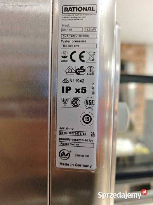 Rational CombiMaster Plus CMP 61 zestaw 26 GN Gastronomia śląskie Góra