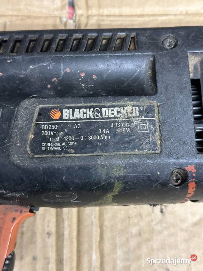 Wiertarka BLACKDECKER BD 250 710 W Kraków