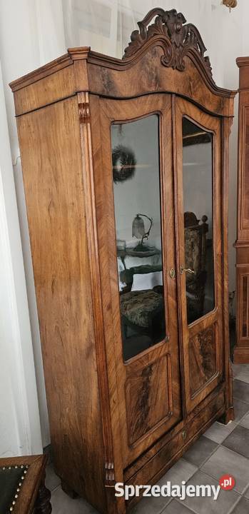 Oryginalna antyczna biblioteka witryna Ludwik