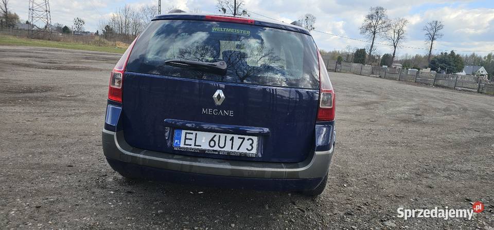 Renaultmegane kombi lift 16 lpg Rok produkcji 2006 Megane Łódź sprzedam