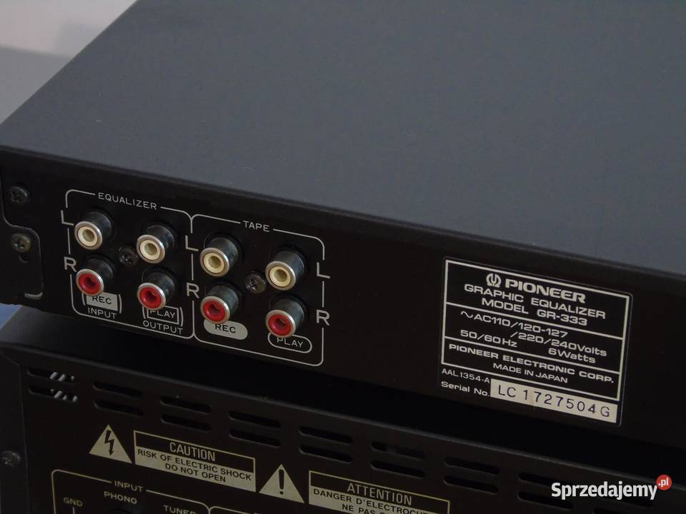 Korektor graficzny Pioneer GR333 sprawny DOSTAWA Jasło