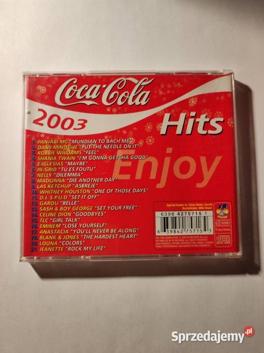Coca Cola Hits 2003 kolekcjonerska płyta cd Płyty i kasety Kultura i Rozrywka Kielce