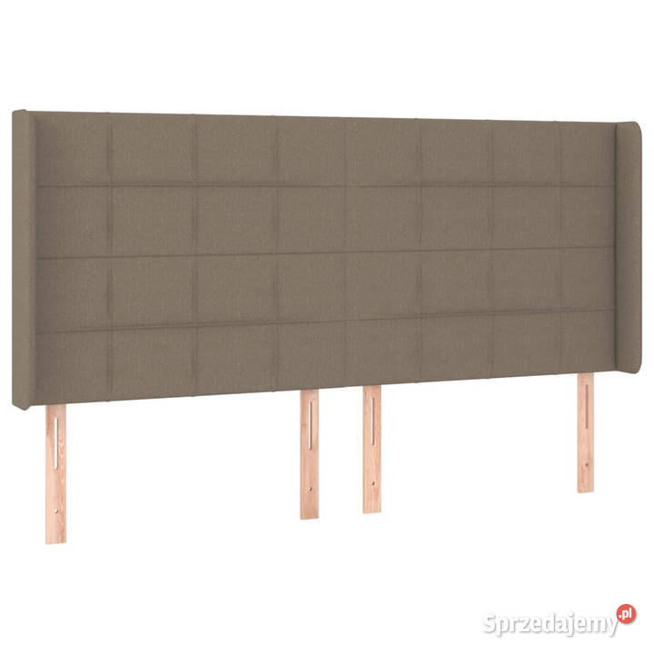 Zagłówek do łóżka z LED taupe 163x16x118128 Warszawa