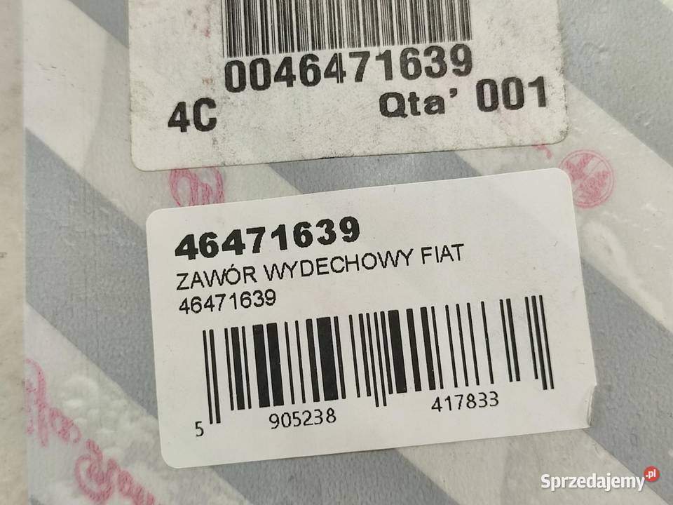 ZAWÓR WYDECHOWY FIAT STILO 14 20022008 NOWY