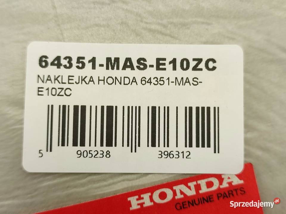 NAKLEJKA R LEWY BOCZEK HONDA CBR900RR FIREBLADE