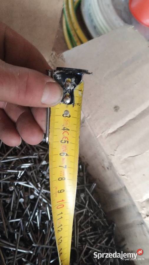 Gwoździe stalowe ok 5 23 CALA nowe Dobryniów