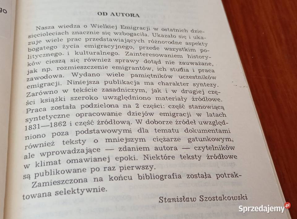 Z dziejów Wielkiej Emigracji Stanisław pomorskie Gdańsk