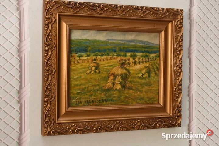 Jan Stanisławski Pejzaż Polskiej Wsi Sianokosy Kraków