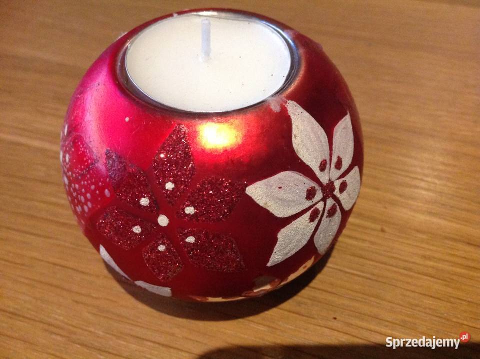 Bombka Szklana Świecznik Nowa Sól sprzedam