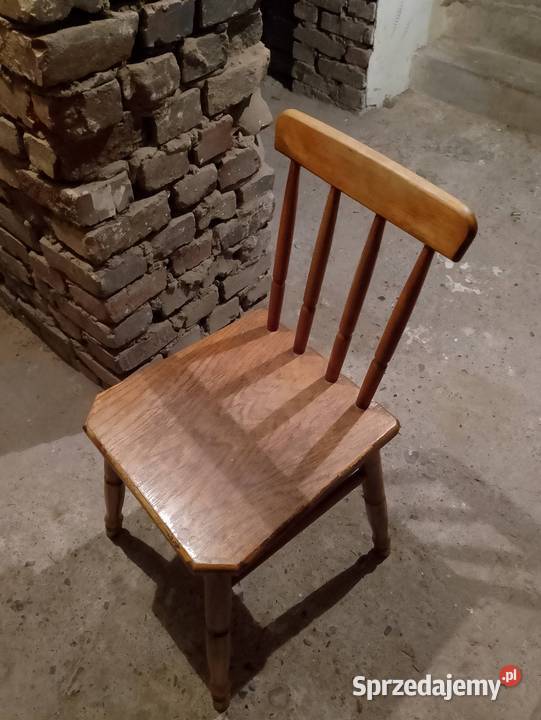 Krzesło stolarskie PRL kuchenne Kraków