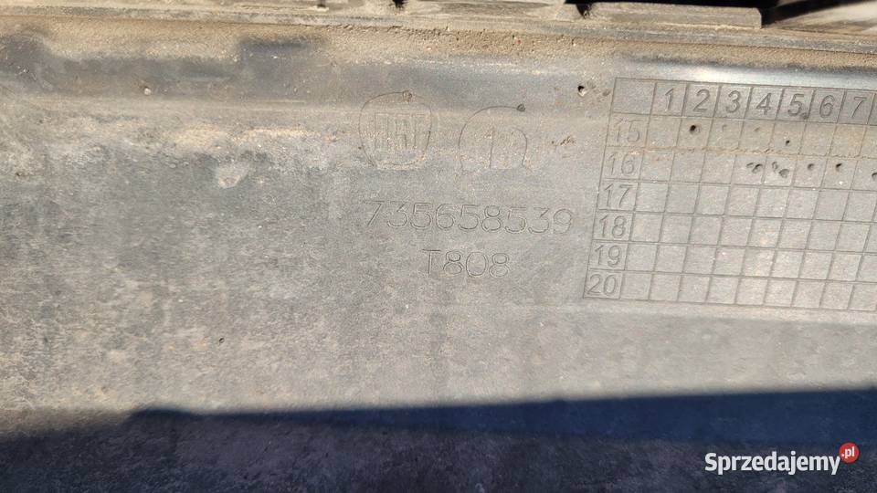 FIAT TIPO II DOKŁADKA ZDERZAKA TYLNEGO SPOILER śląskie Ruda Śląska sprzedam