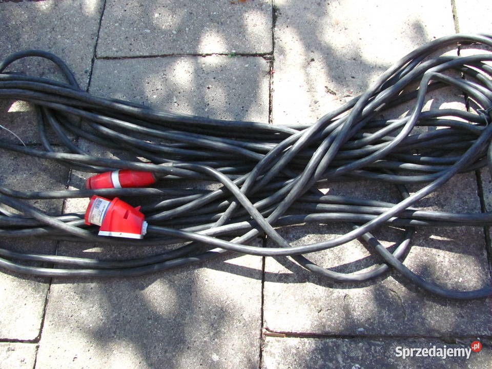 Kabel siłowy w gumie przedłużacz budowlany 32A łódzkie Łódź