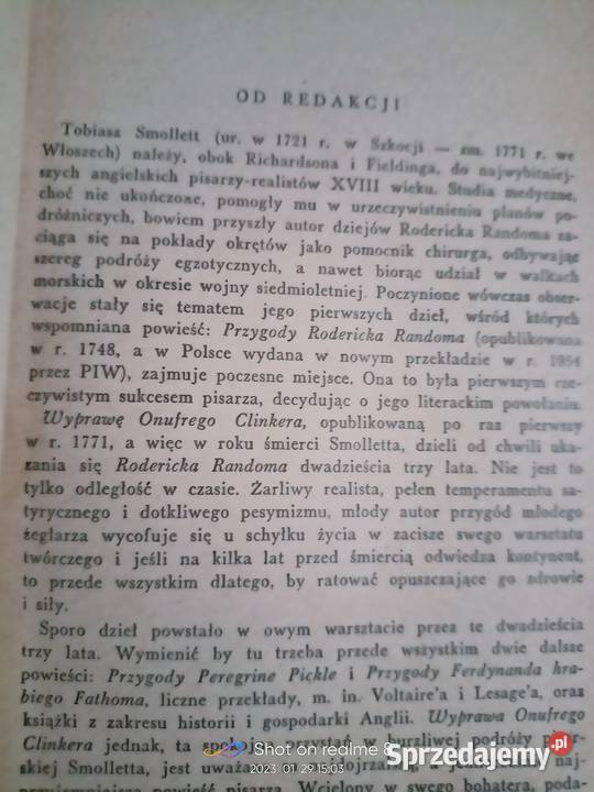 Wyprawa Onufrego Klinkiera unikat okazy Warszawa